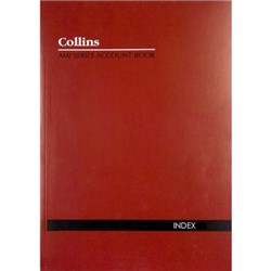 Account Book A60 Index Perfect Bound Soft Cover
